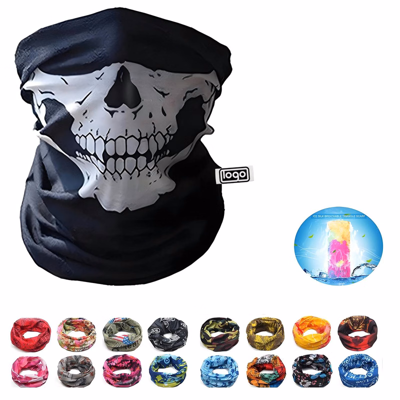 Ice Silk Customizable Neck Gaiter Bandannas