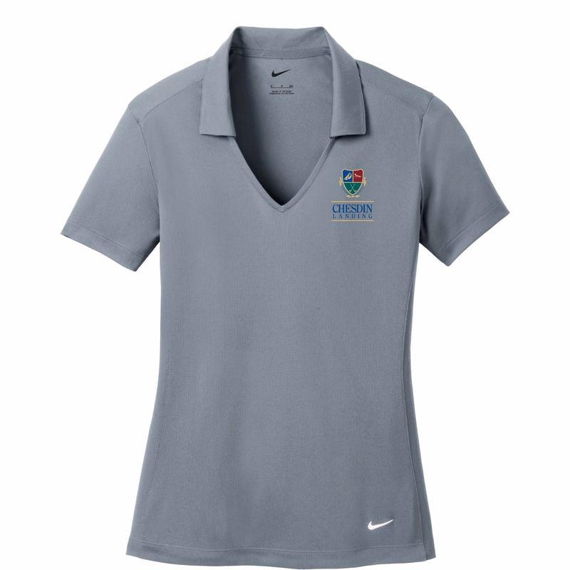 NIKE(R) LADIES DRI-FIT VERTICAL MESH POLO