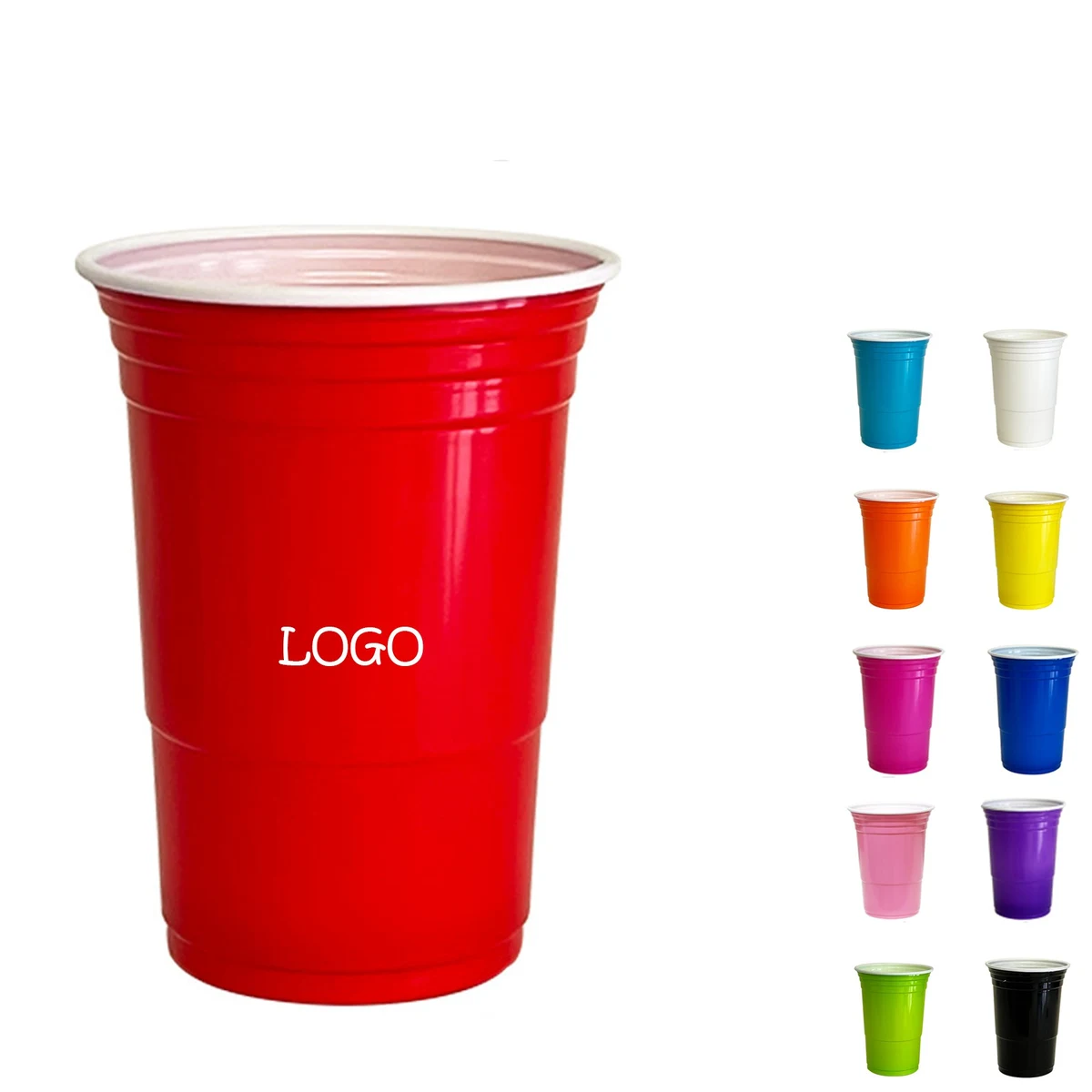 16 Oz. Reusable Portable Plastic Party Solo Cup 1