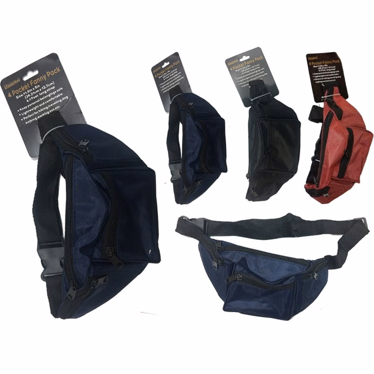 Fanny Packs - 4 Pockets 4' Long