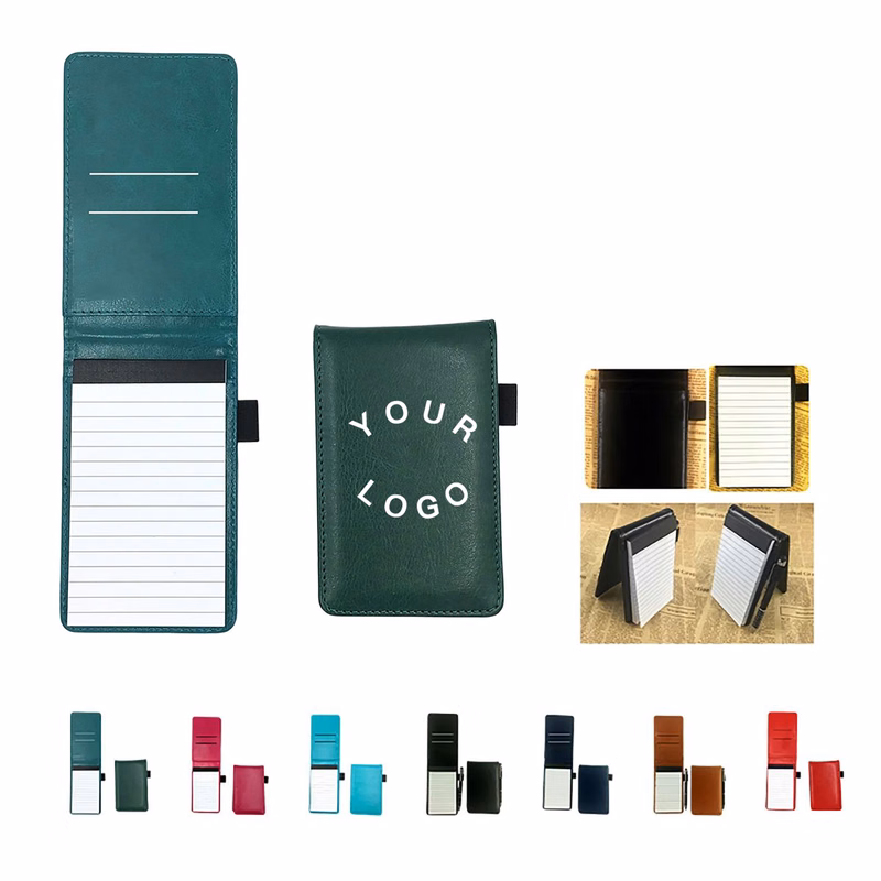 PU Memo Pad Card Holder 5.6x3.6 Inch
