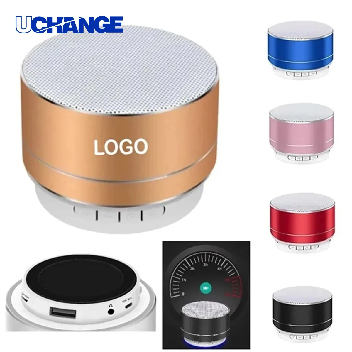 Portable Mini LED Wireless Stereo Speaker Compact Audio for Travel & Gifts 1