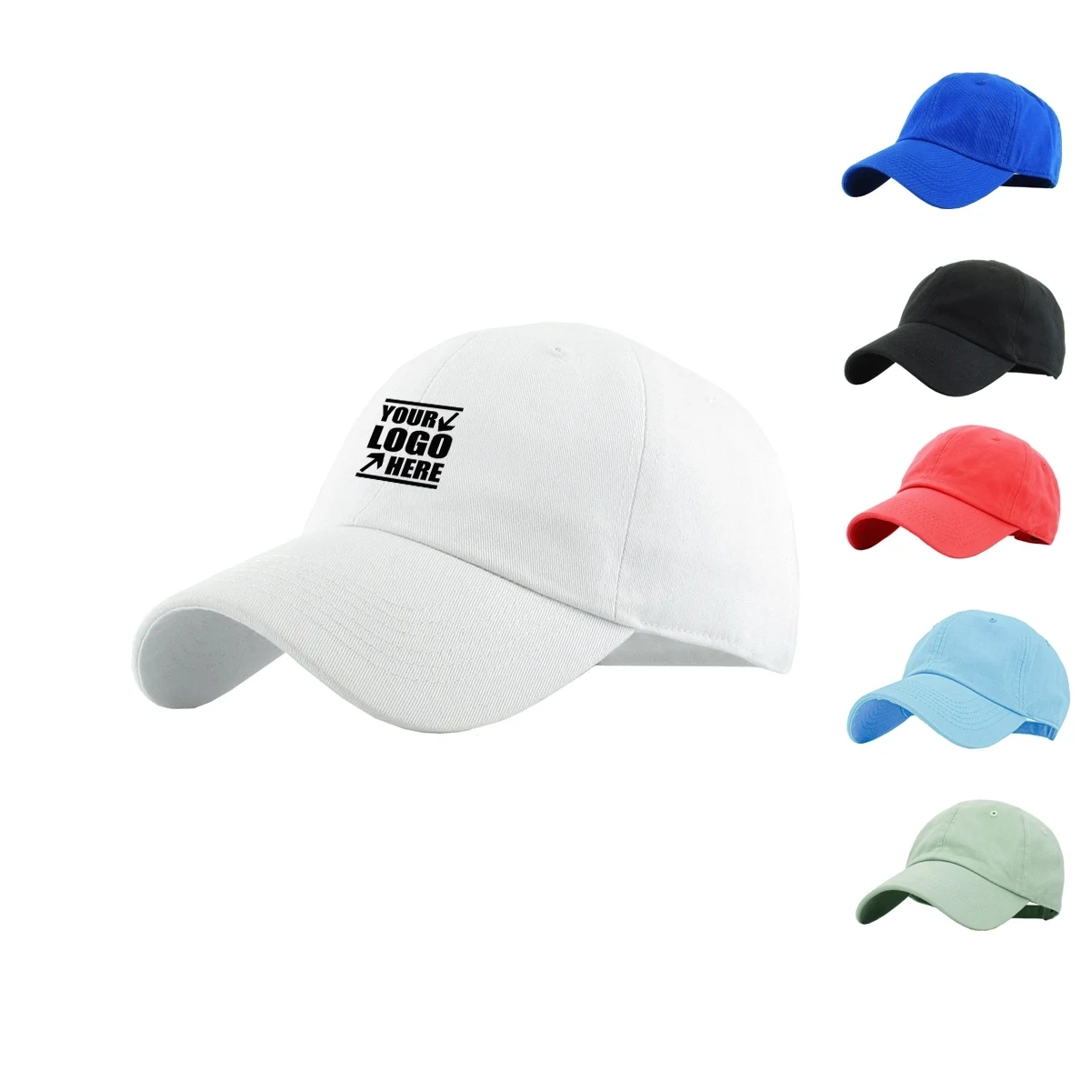 Classic Low Profile Cotton Hat Men Women Baseball Cap 1
