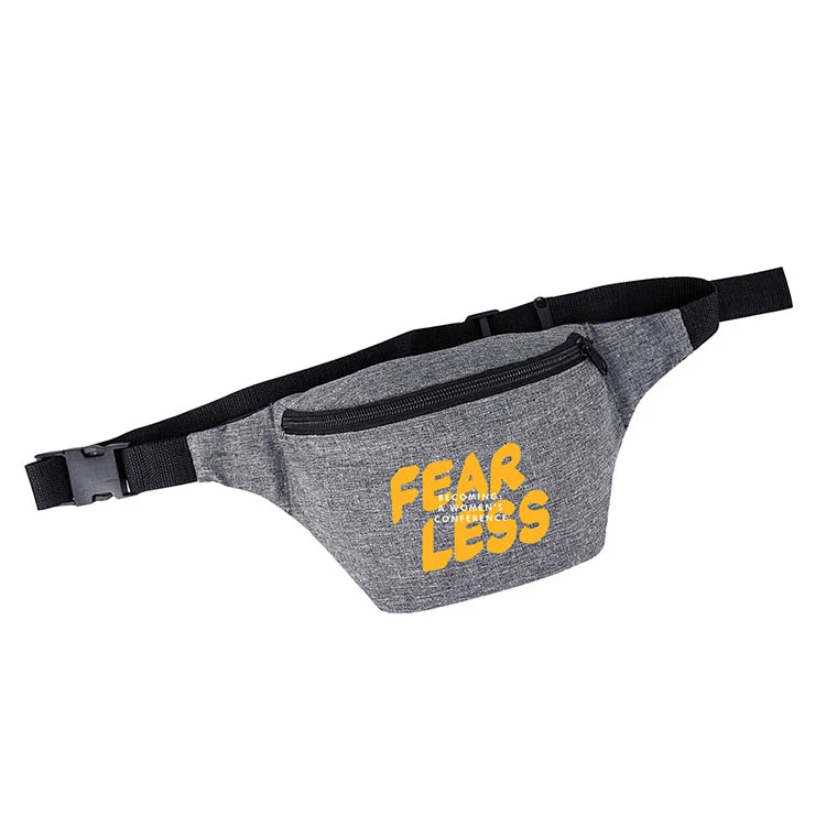 Heather Gray Fanny Pack 1