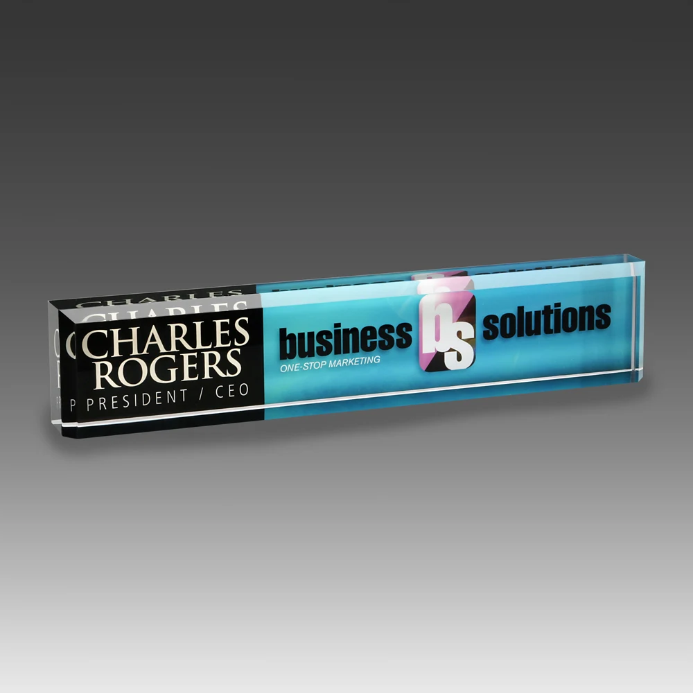 AcryliPrint HD Nameplate 1