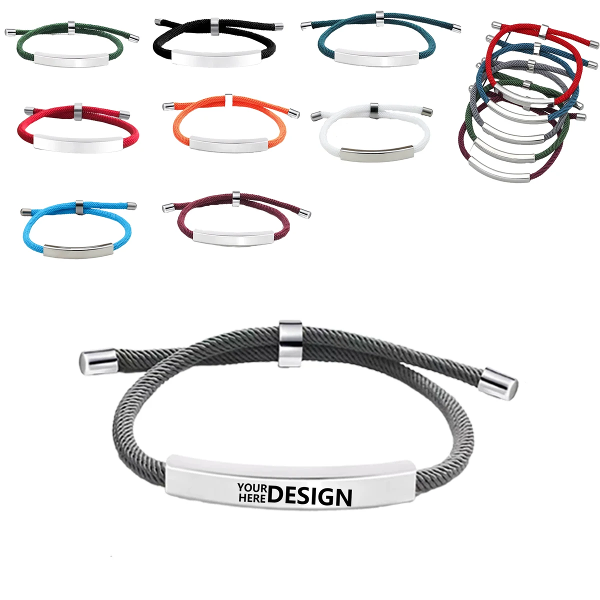 Titanium Steel Woven Bracelet 1