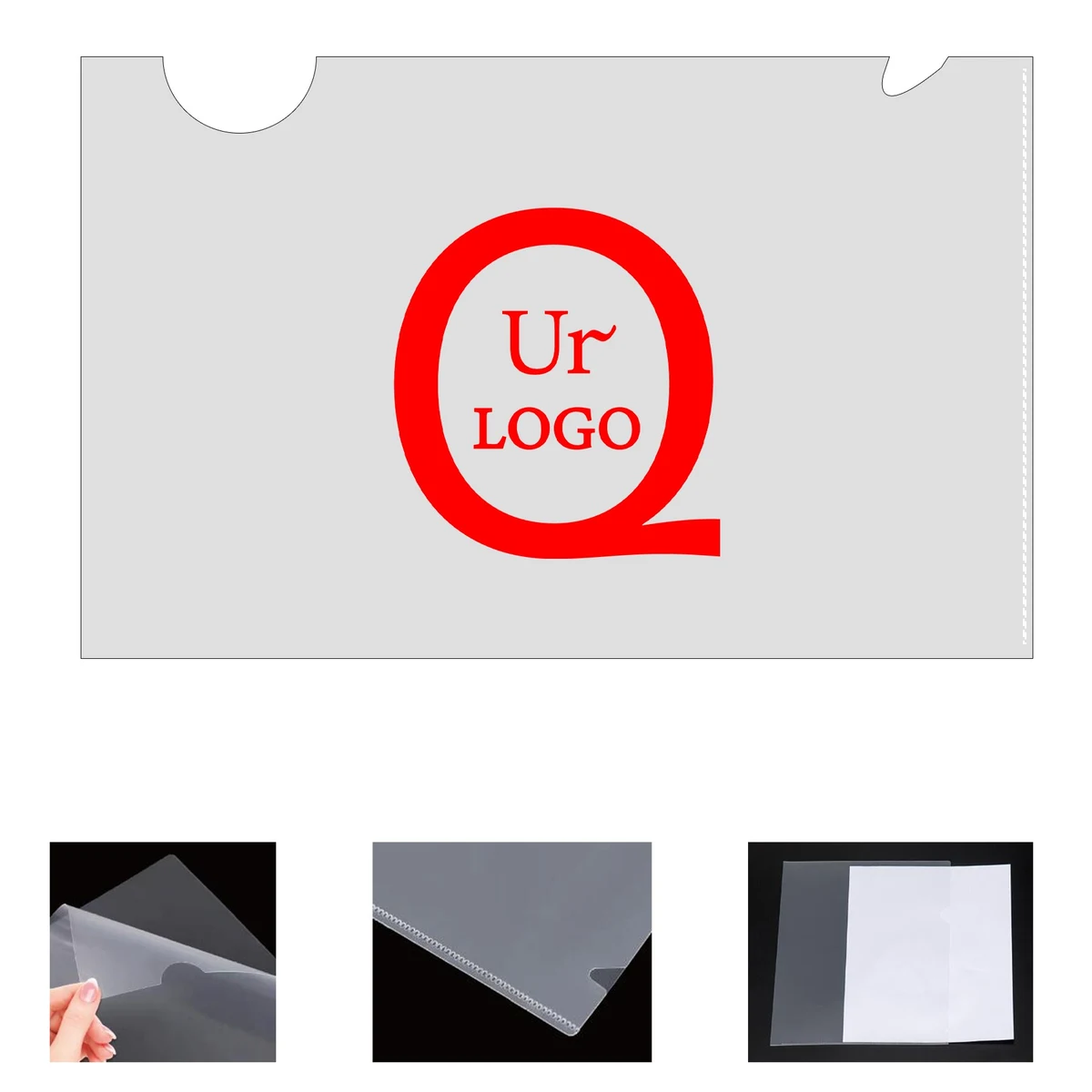 Plastic Clear Document Folder 1