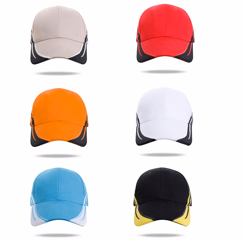 Stock 2-Tone Designed Cotton 6 Panel Cap