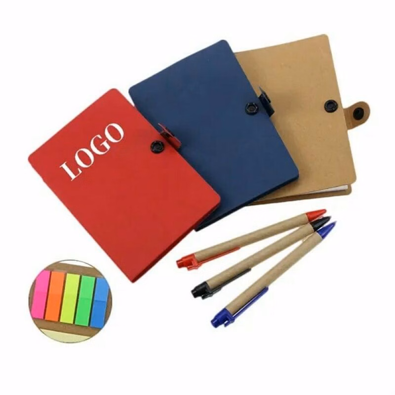 Eco-Friendly Button Notebook