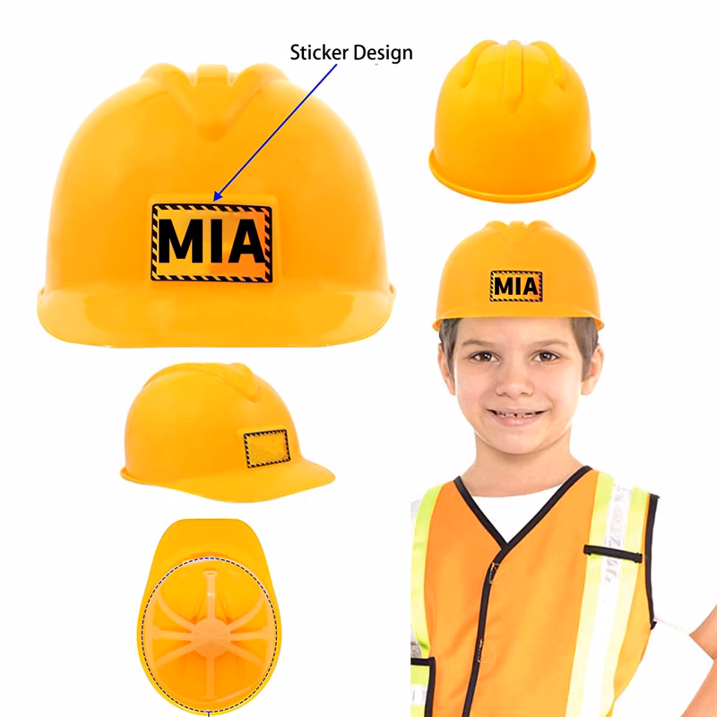 Soft Plastic Yellow Kids Party Hat