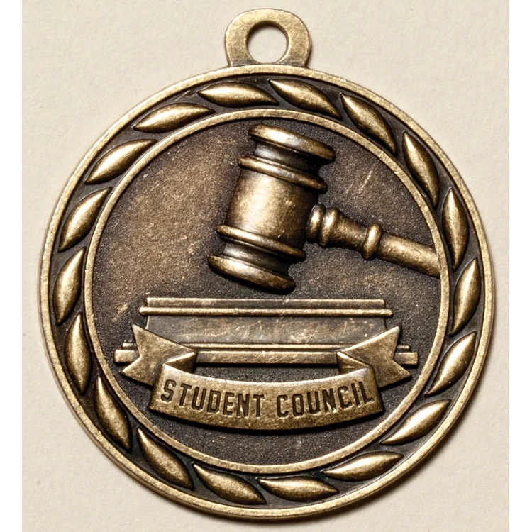 Student Council Medal, 2" 1