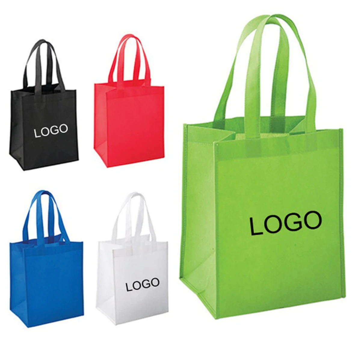 Non Woven Fabric Reusable Grocery Bags 1