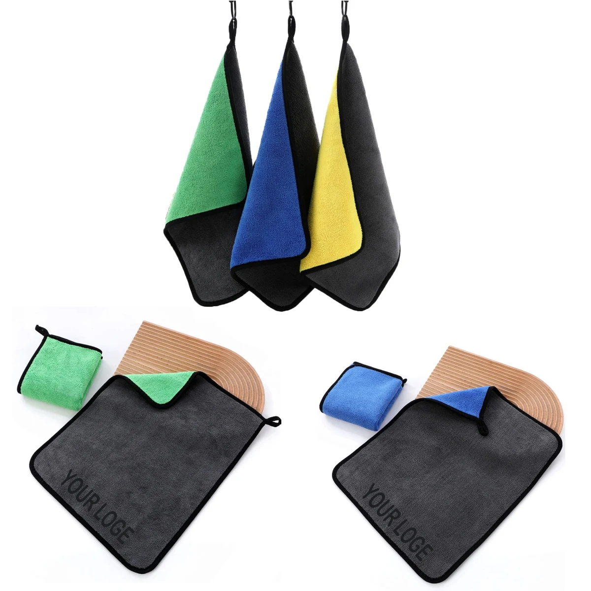 Microfiber Car Cleaning Towel MOQ 100PCS 1