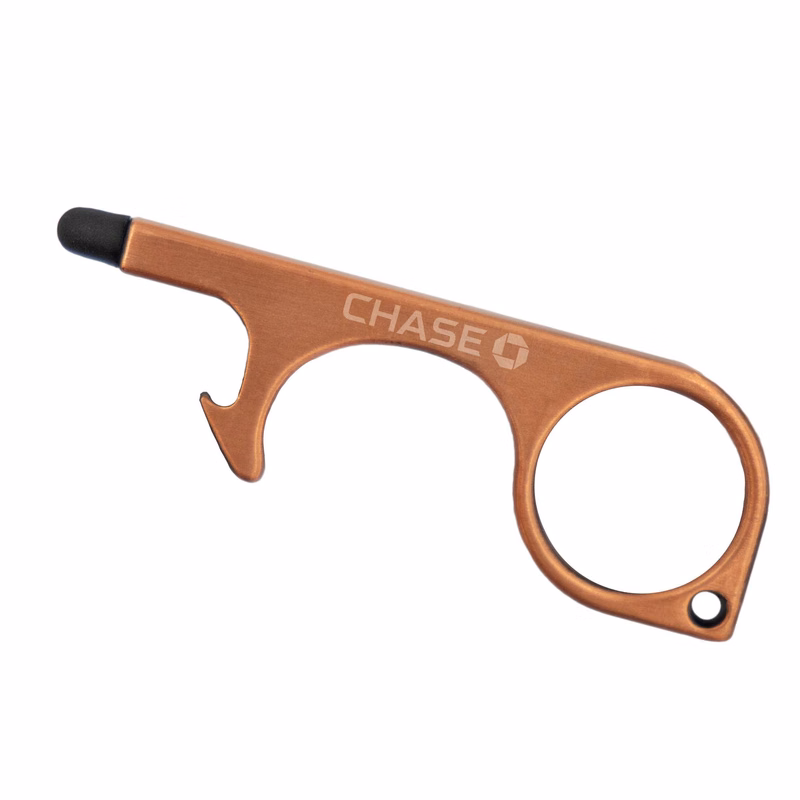 Safety Key Tool with Bottle Opener and Stylus Tip
