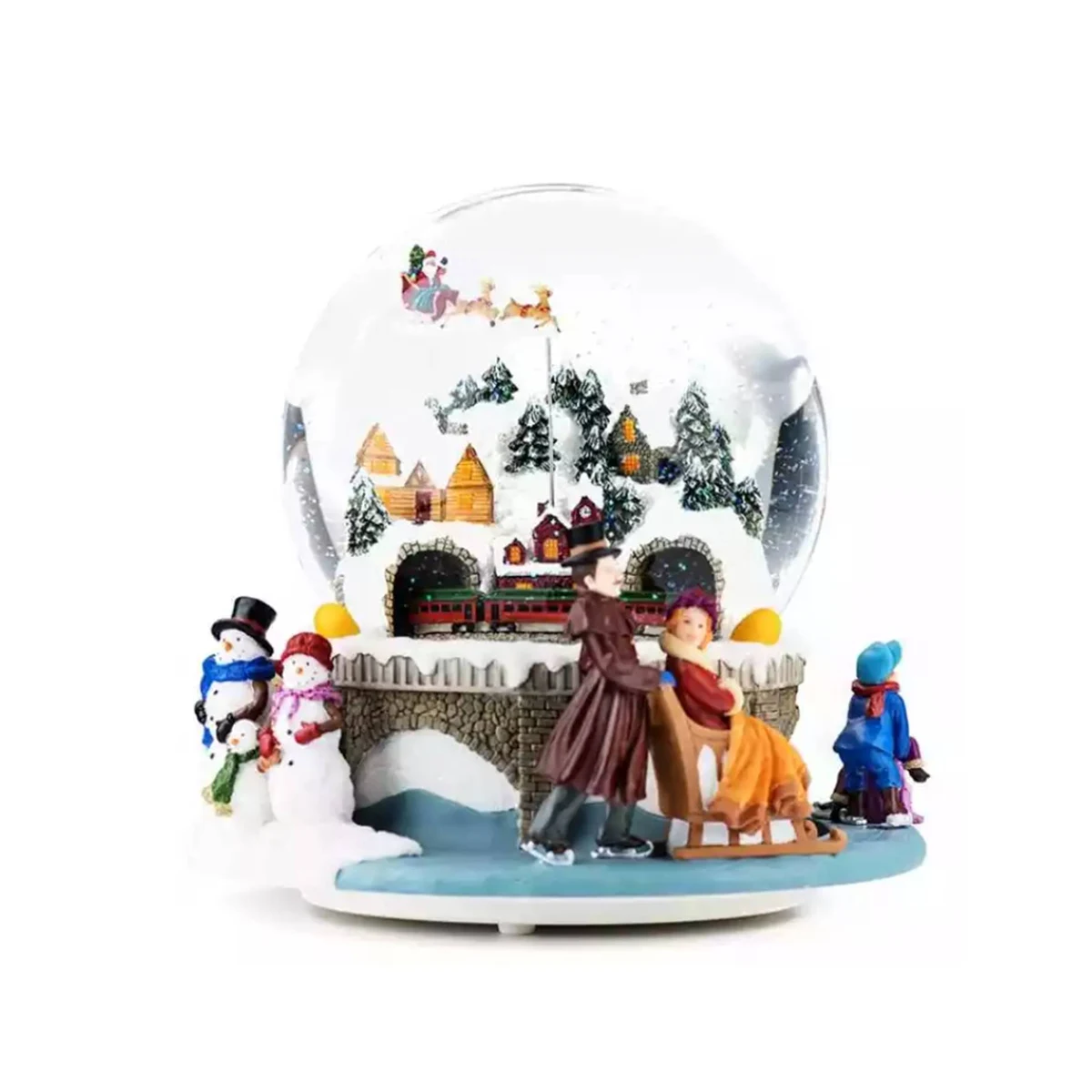 Custom Christmas Musical Snow Globe 1