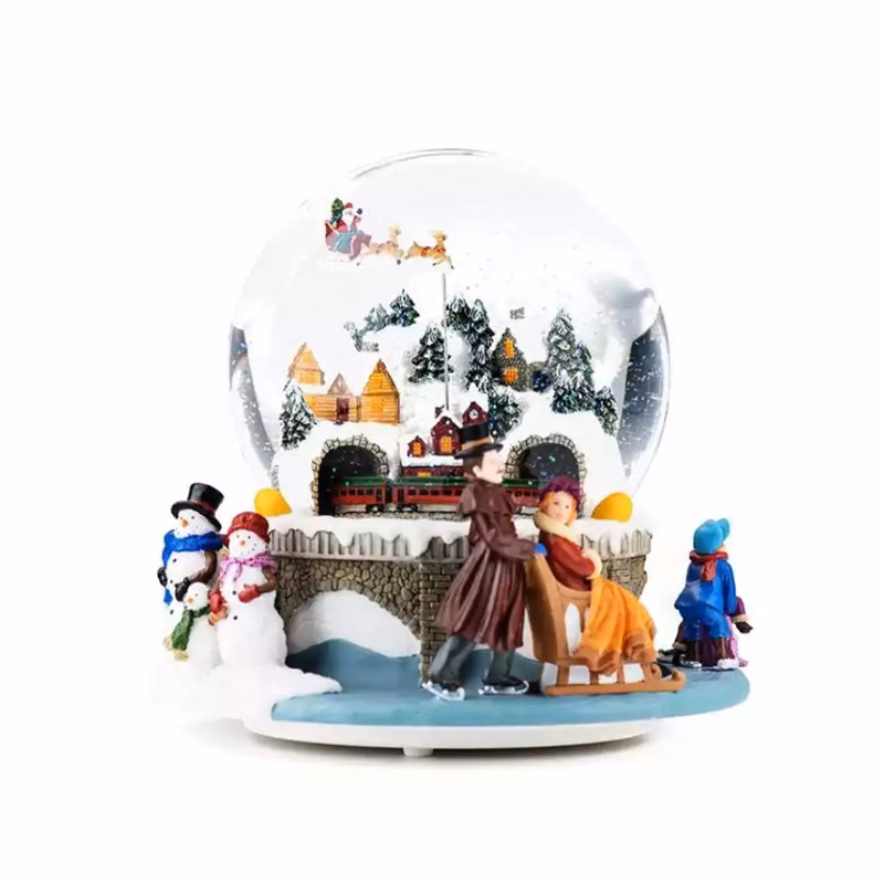 Custom Christmas Musical Snow Globe