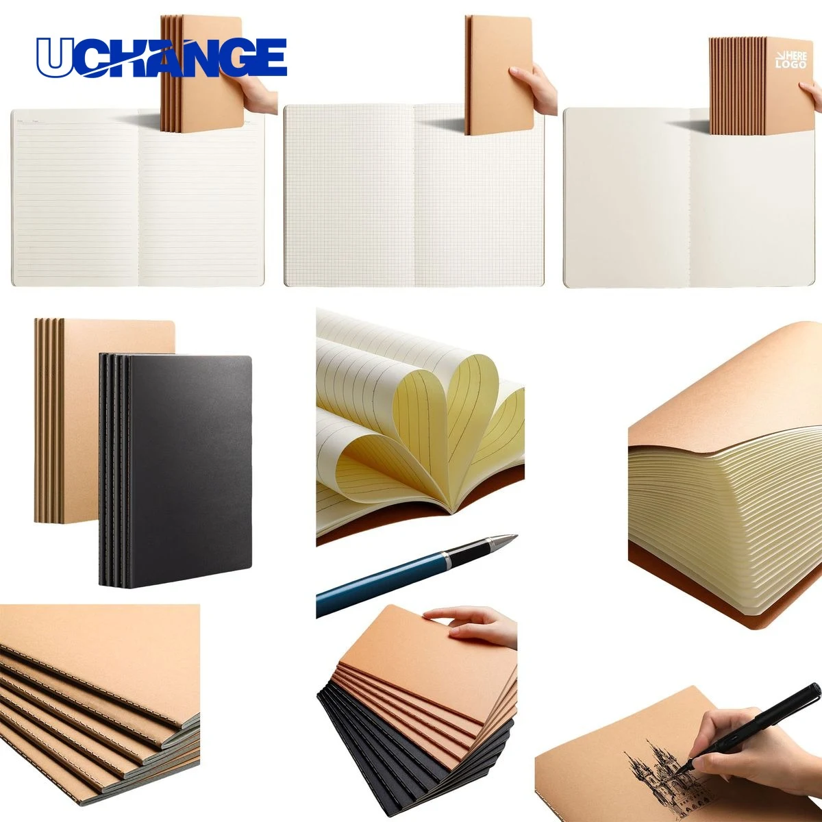 Travel Journal Kraft Notebook for Notes 1