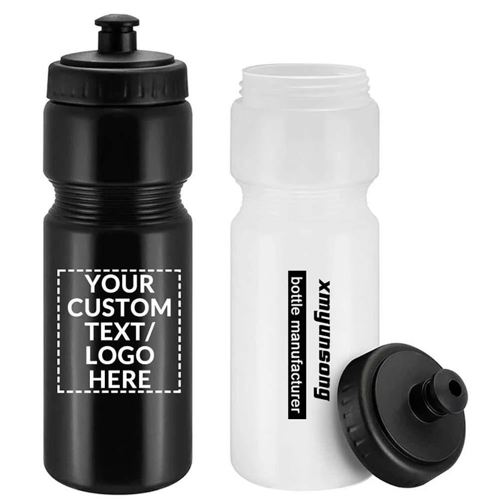 18.5 Oz. Plastic Bike Water Bottle w/ Push Pout 1