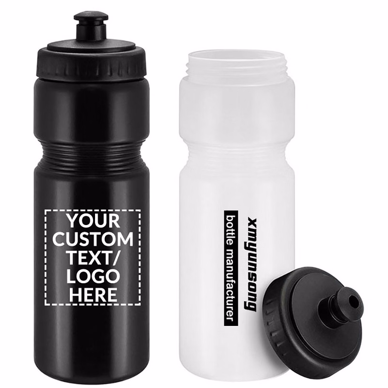 18.5 Oz. Plastic Bike Water Bottle w/ Push Pout