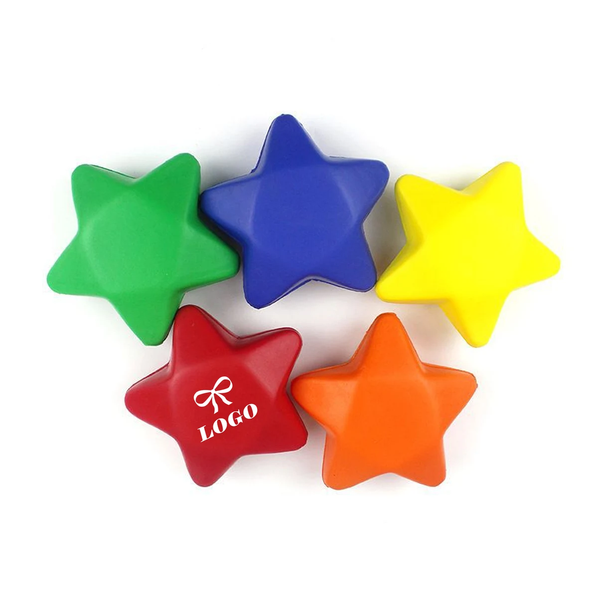 MOQ50 Custom Star Stress Ball 1