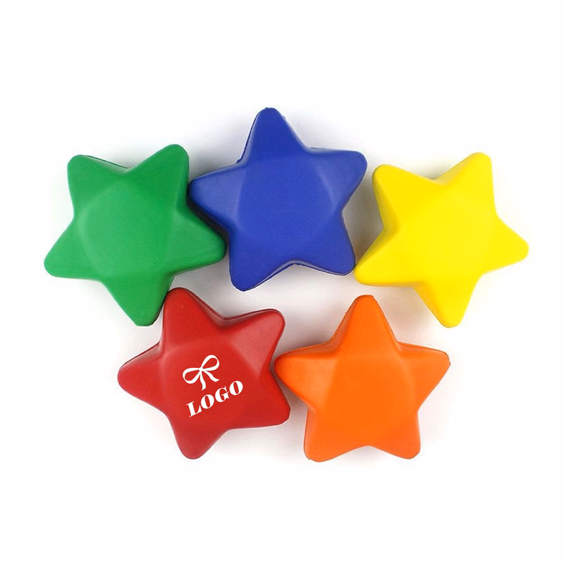 MOQ50 Custom Star Stress Ball