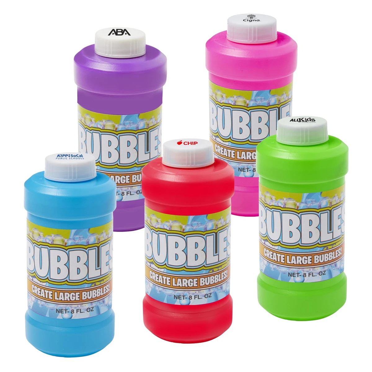 8 oz. Bubbles with Cap Imprint 1
