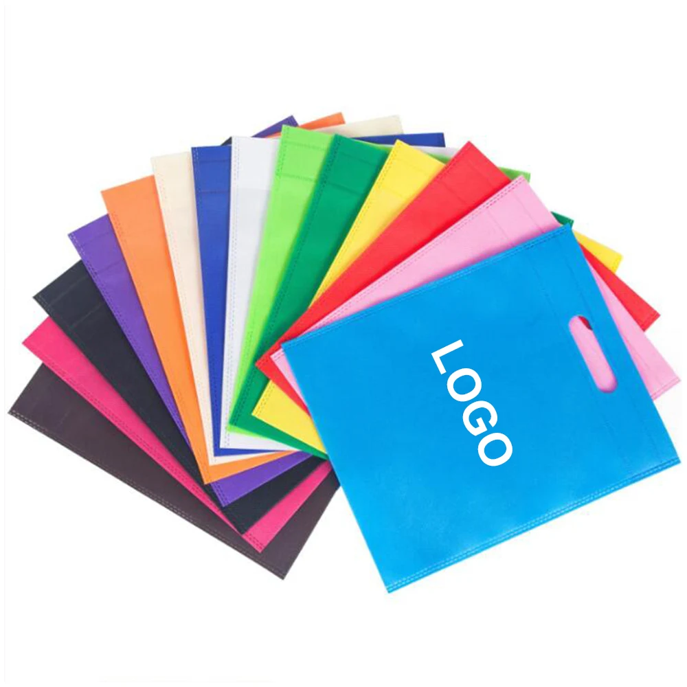 Die Cut Non Woven Bag 10" W x 13" H x 4" D 1