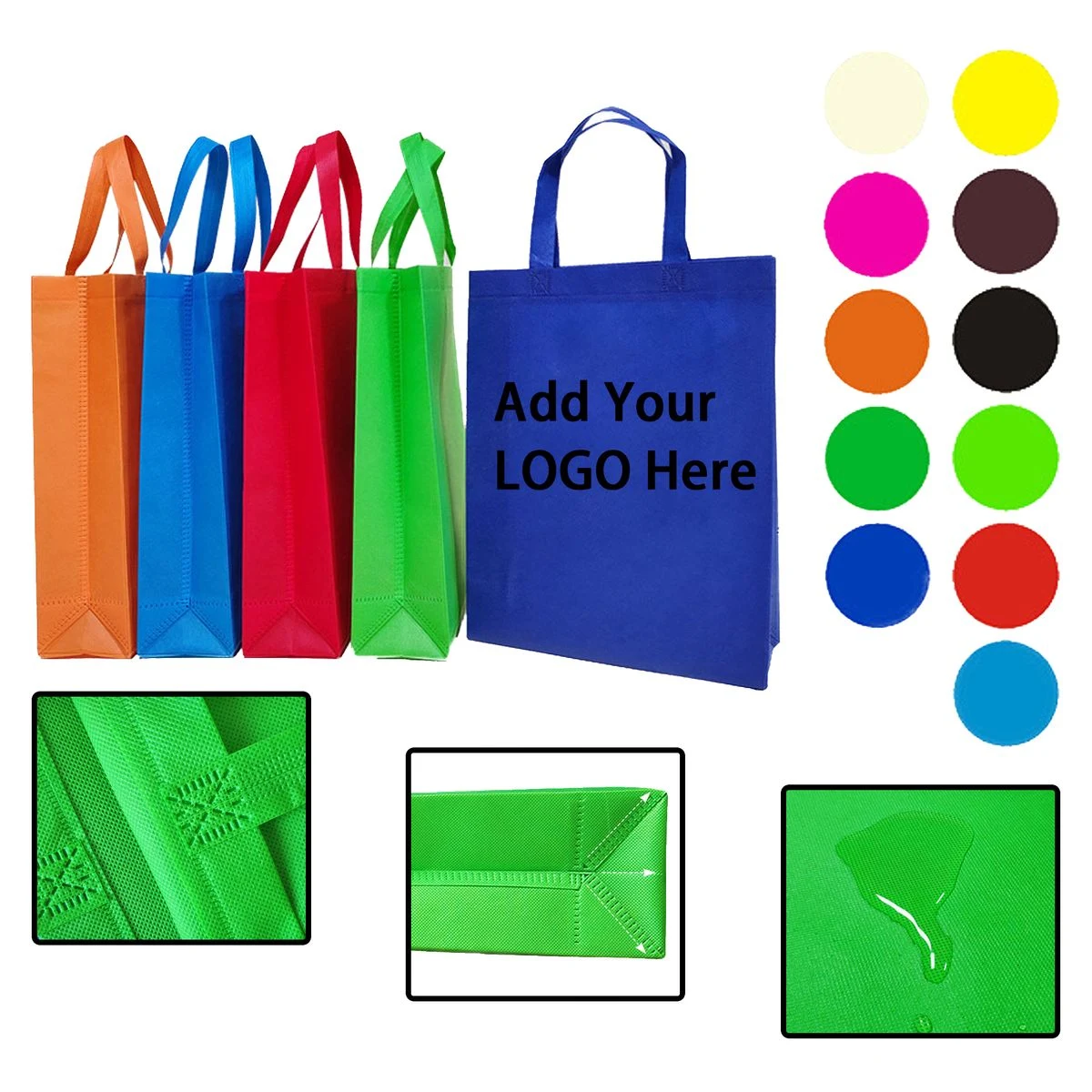 Non-Woven Fabric Shopping Tote Bags 1