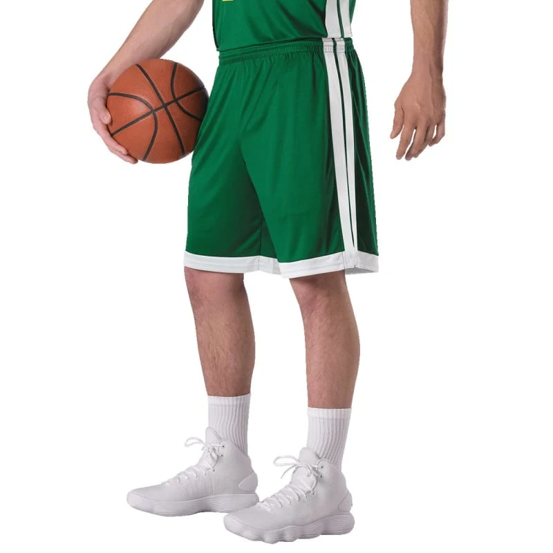 Alleson Athletic Men's Single Ply Basketball Shorts - 538P 1
