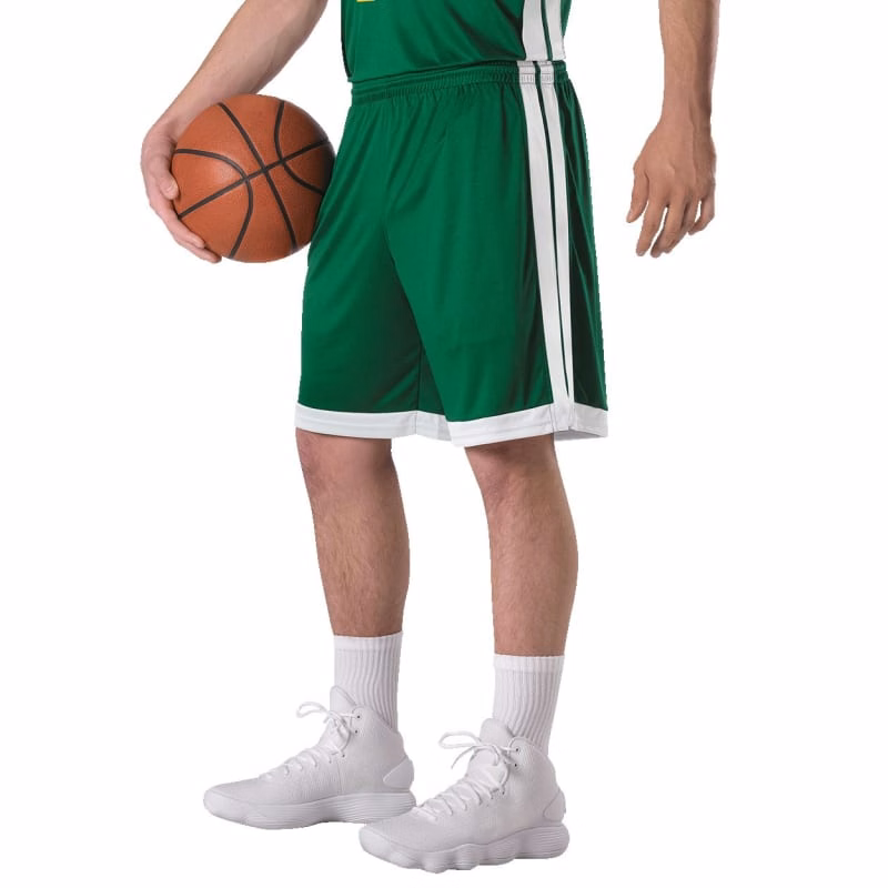 Alleson Athletic Men's Single Ply Basketball Shorts - 538P