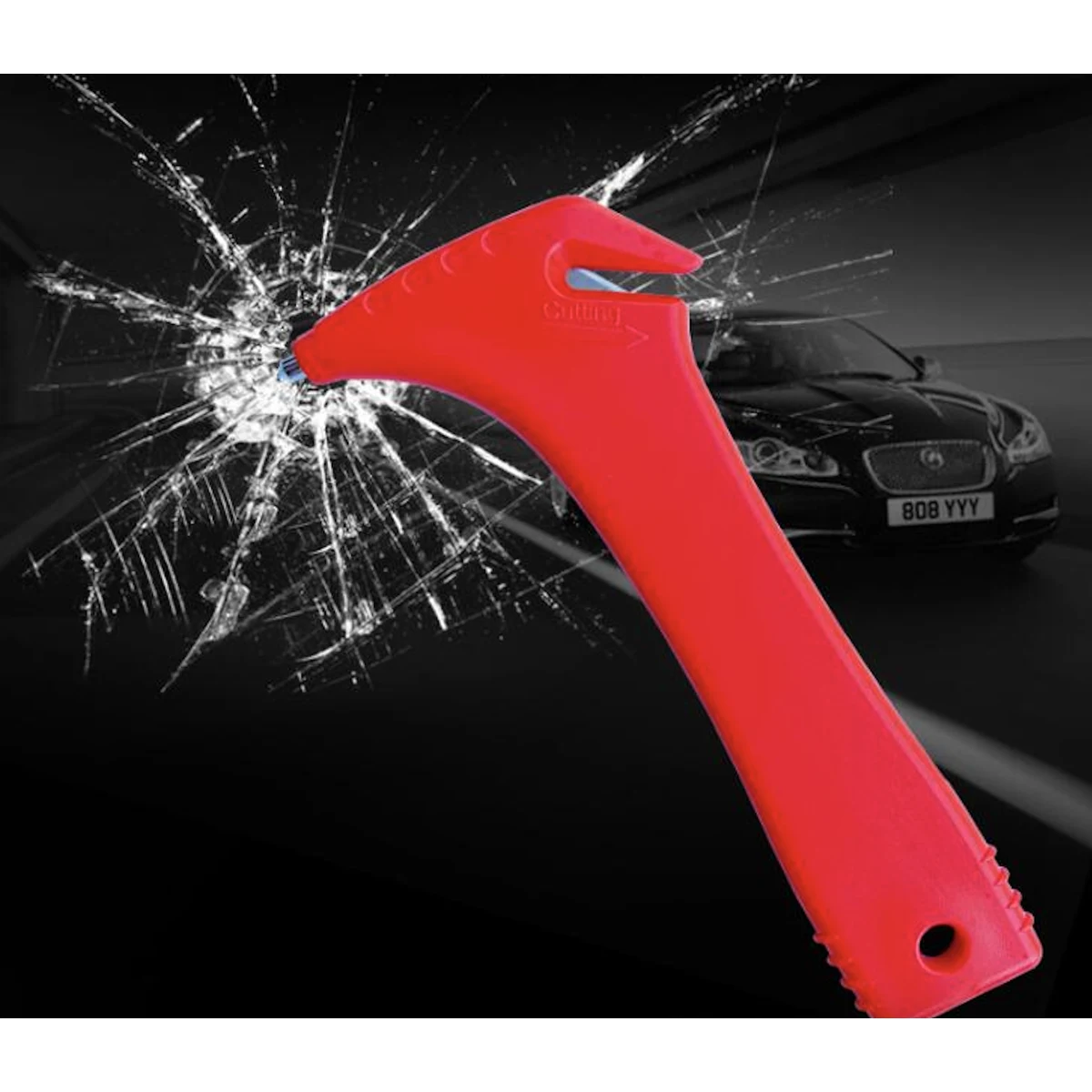 Emergency Seat Belt Cutter and Window Hammer Tool 1