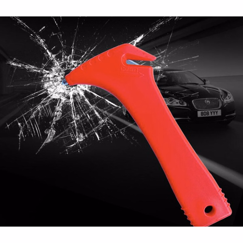 Emergency Seat Belt Cutter and Window Hammer Tool