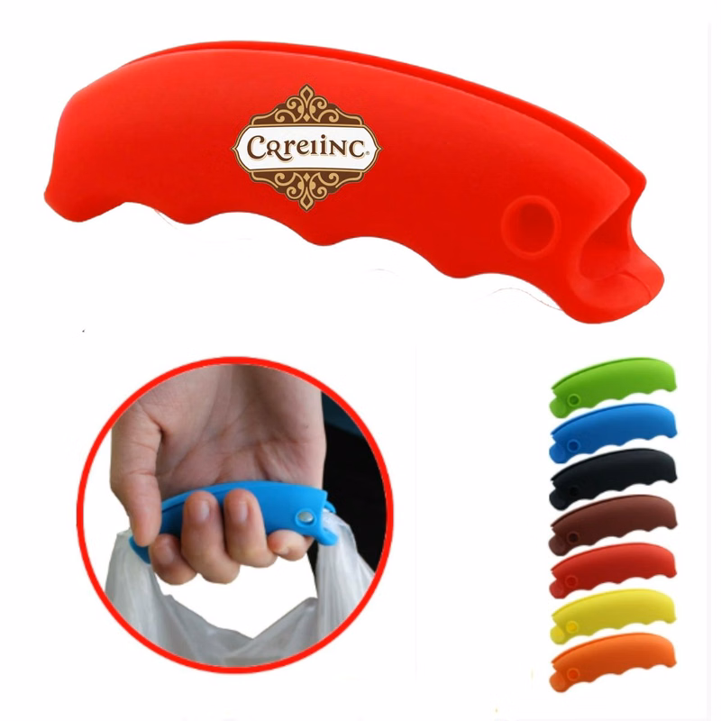 Portable Silicone Handle for Plastic Bag Keychain