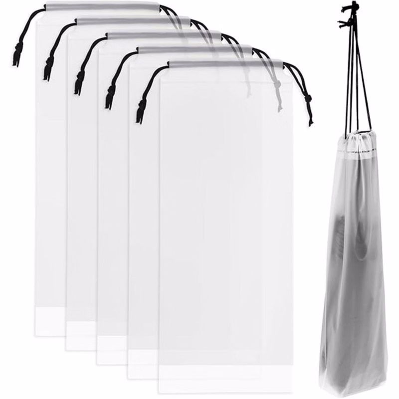 PEVA Waterproof Drawstring Pouch Umbrella Bag Small Items Bag