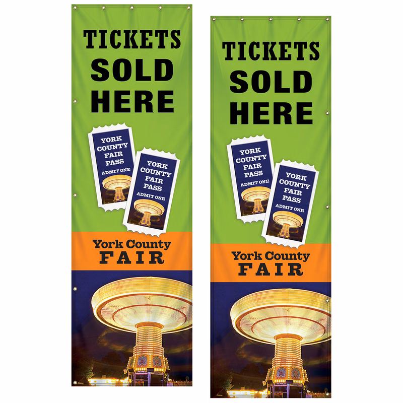 10' Giant Flagpole Replacement Banner Double Sided