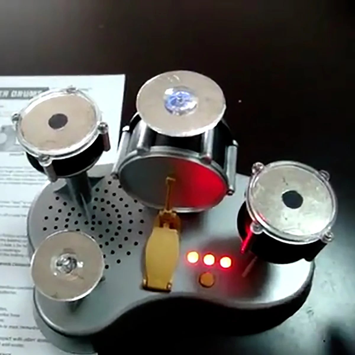 Touch Screen Electric Mini Finger Drum 1