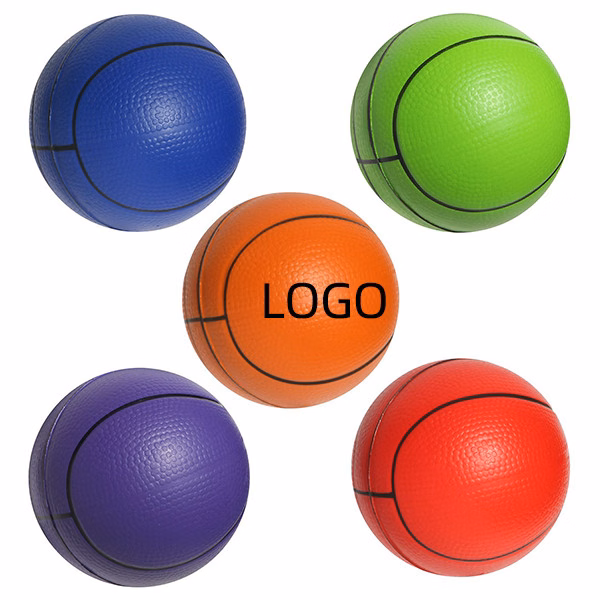 2 1/2" Basketball Stress Reliever