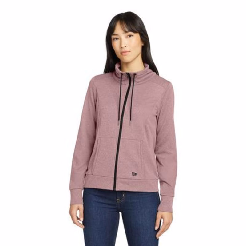 New Era Women's Performance Terry Full-Zip Cowl