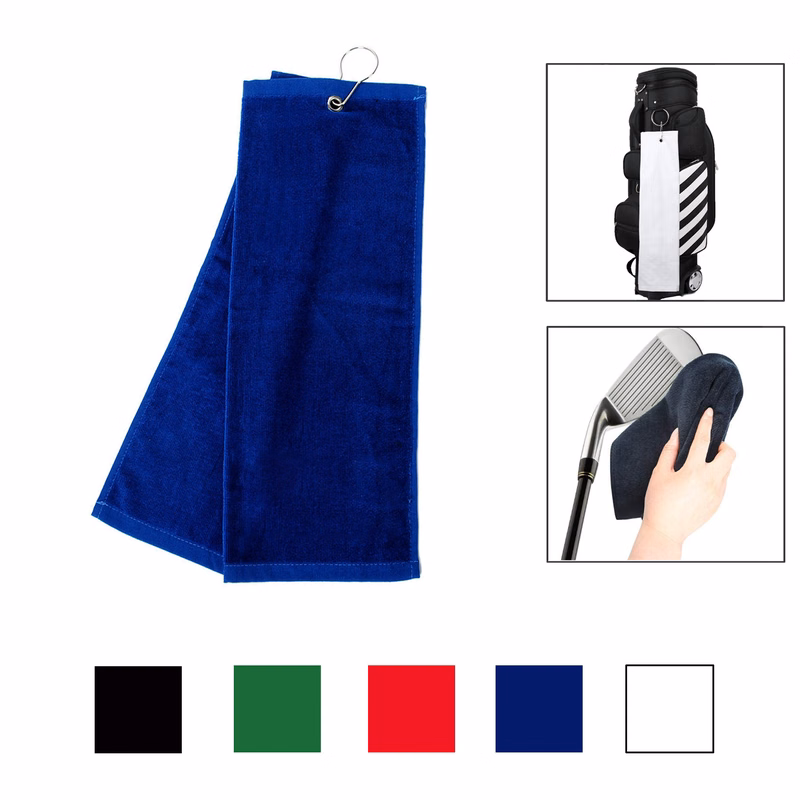 Cotton Golf Tri-Fold Towel
