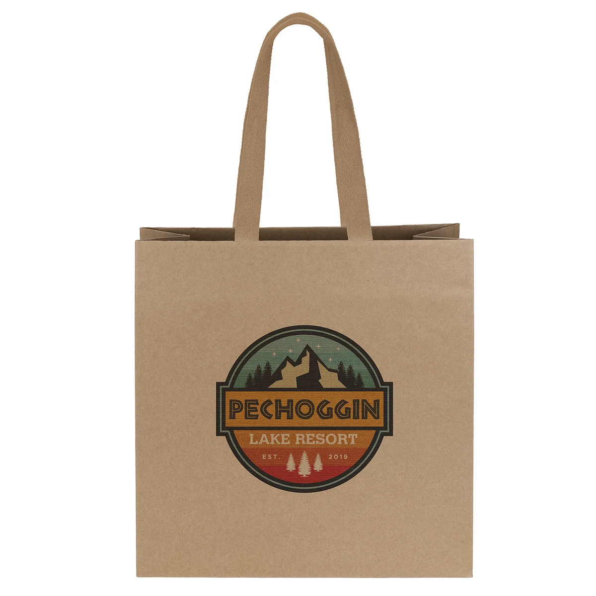 Tuscan™- Eco Kraft-Brown Laminated Eurotote - Dynamic Color 1