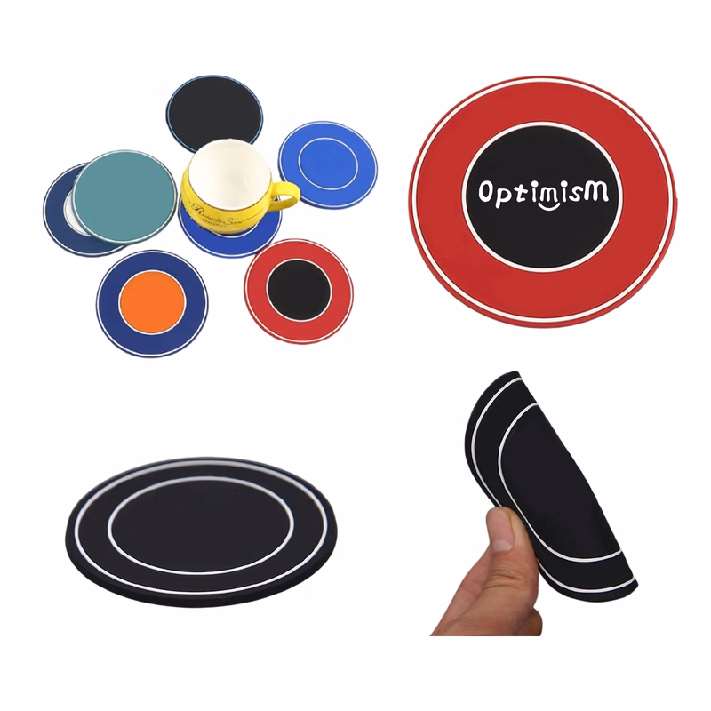 Molded Round PVC Cup Mat / Pads