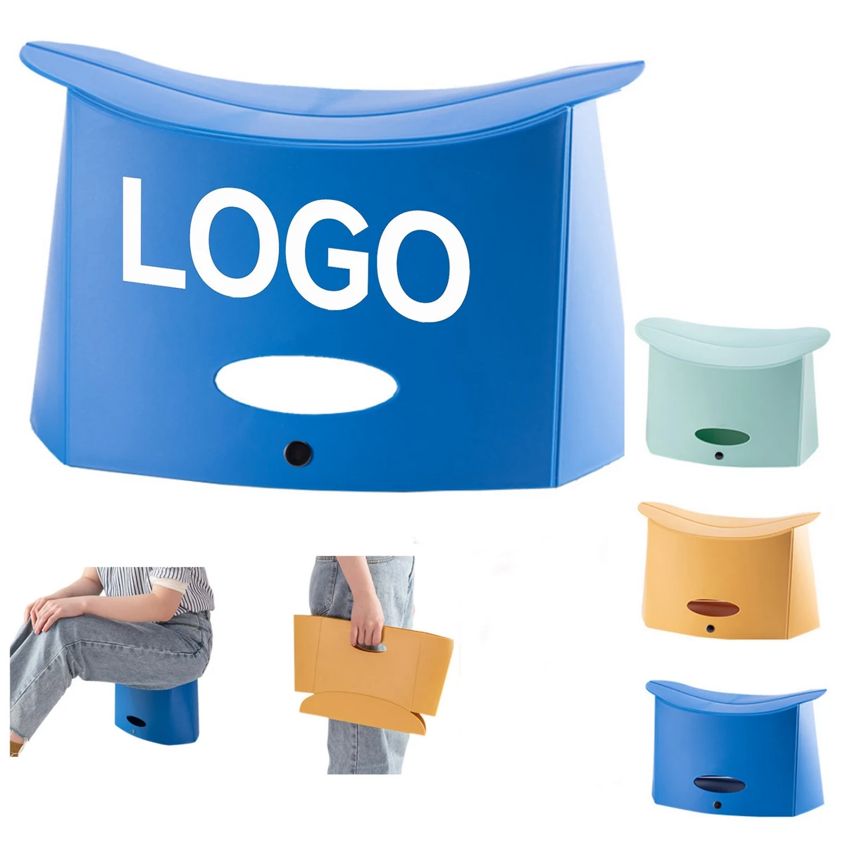 Multifunctional Outdoor Portable Plastic Folding Stool 1