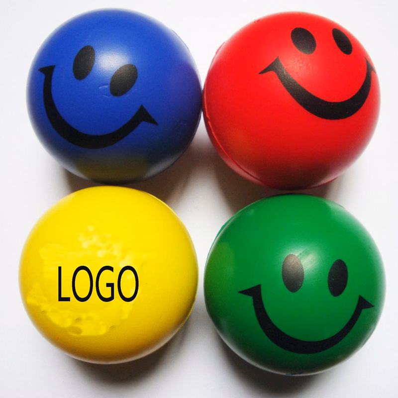 2.5" Round Stress Reliever Squeeze Ball