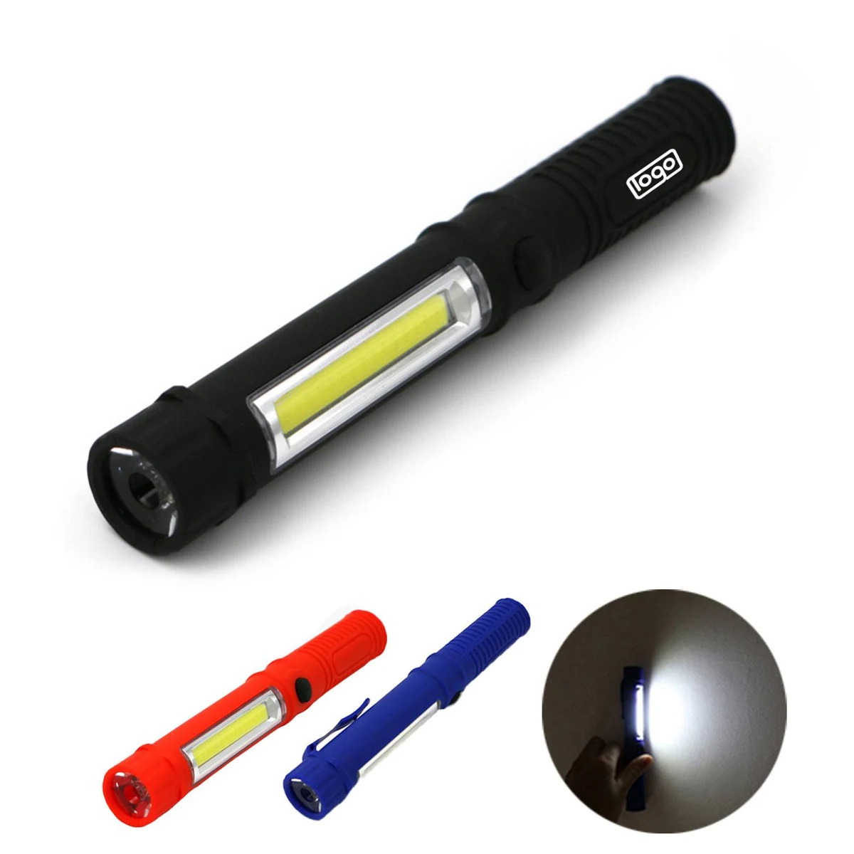 Magnetic COB Work Light Pen-Style LED Flashlight 1