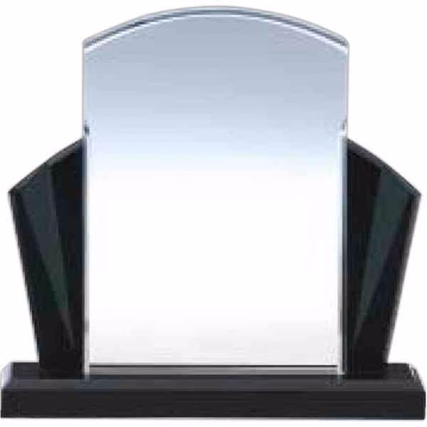 5" x 7" Black Beauty Elite Acrylic Award with Slide-in Stand