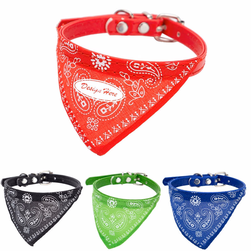 Pet triangle scarf with Bell