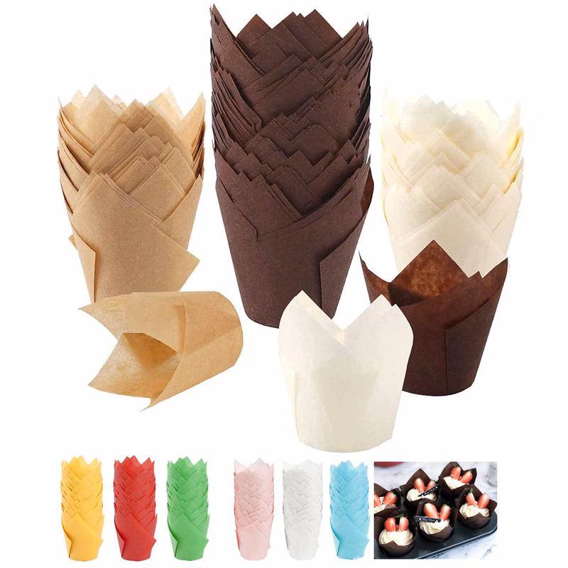 Tulip Cupcake Baking Cups