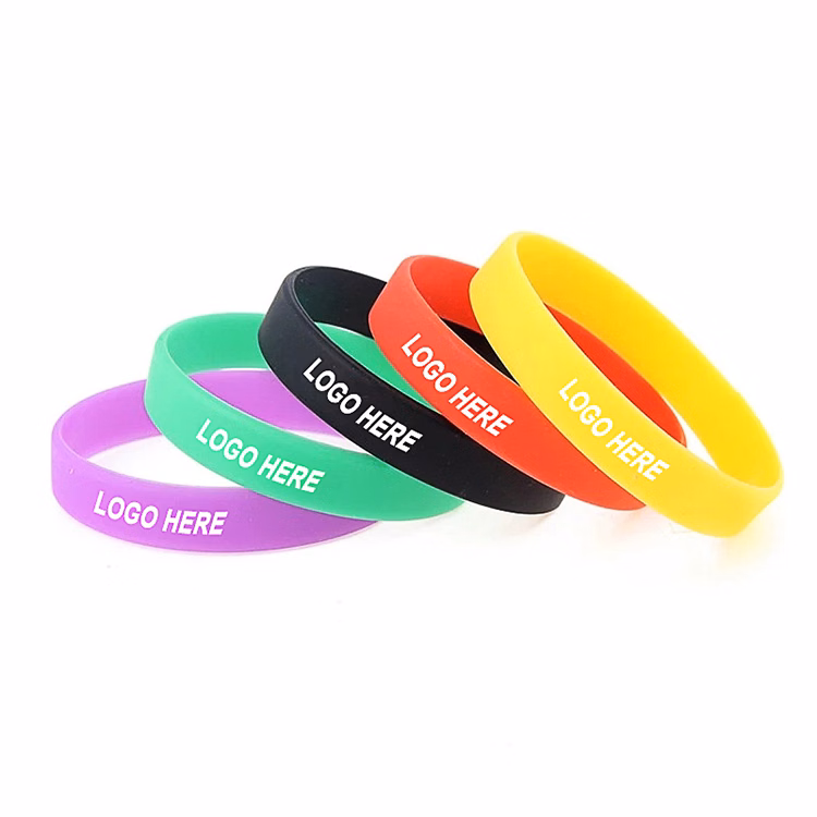 Silkscreen Silicone Bracelet/Wristband