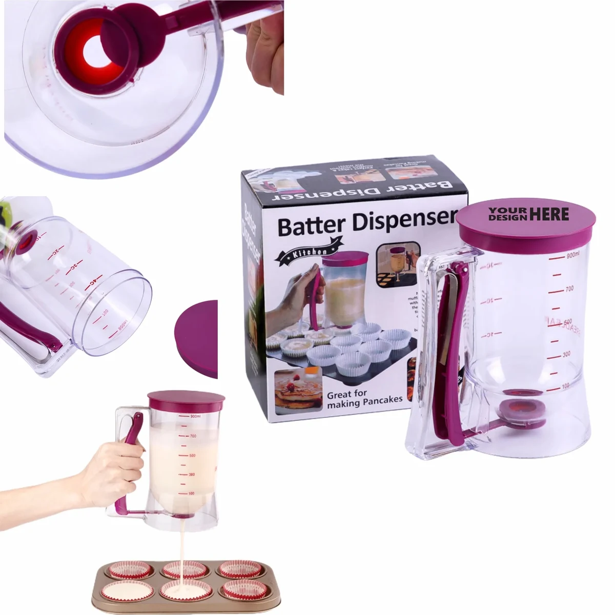 Batter Dispenser: Handheld Multifunctional Tool 1