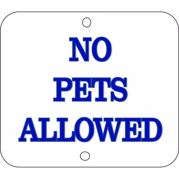 24" x 24" Custom Cut Vinyl .063" Aluminum Signs w/ Holes